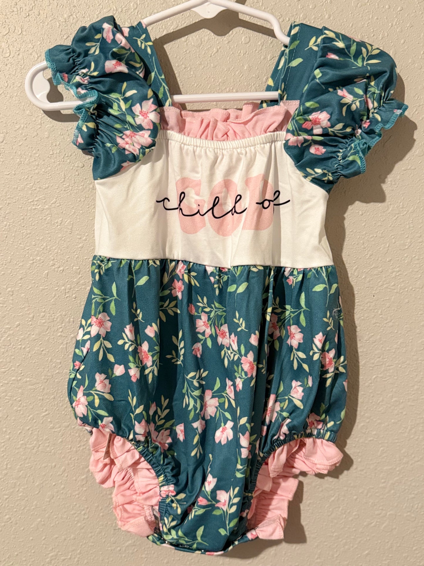 God Is good bubble romper