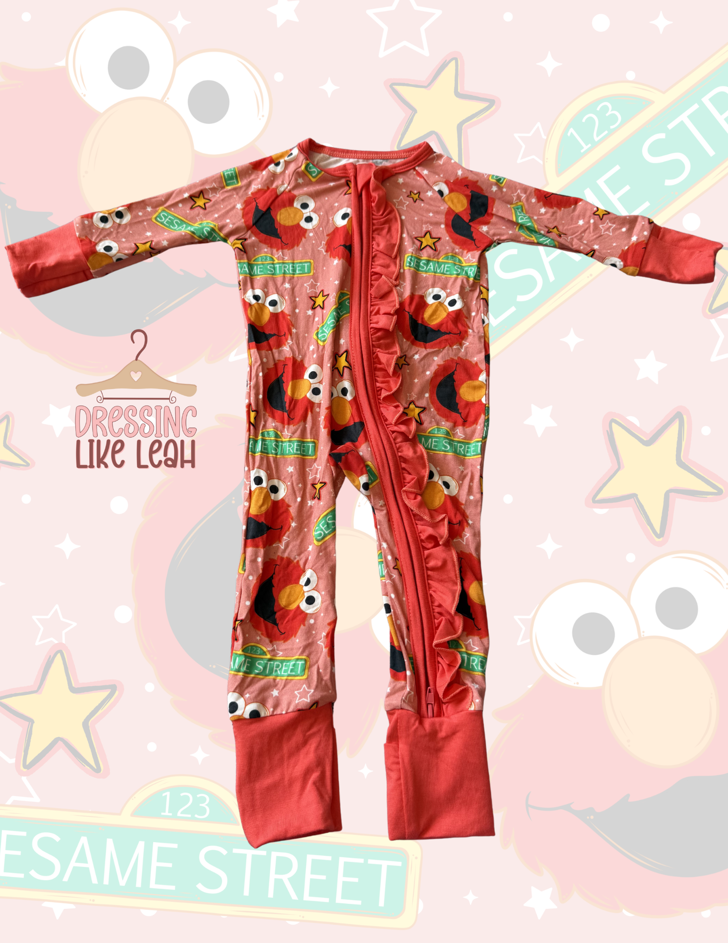 ELMO - BAMBOO- RUFFLE ZIPPY