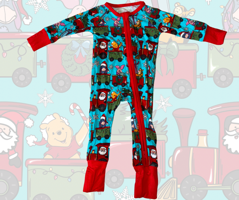 BEAR TRAIN - BAMBOO ZIPPY