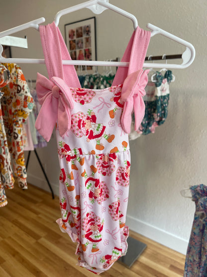 Strawberry shortcake romper