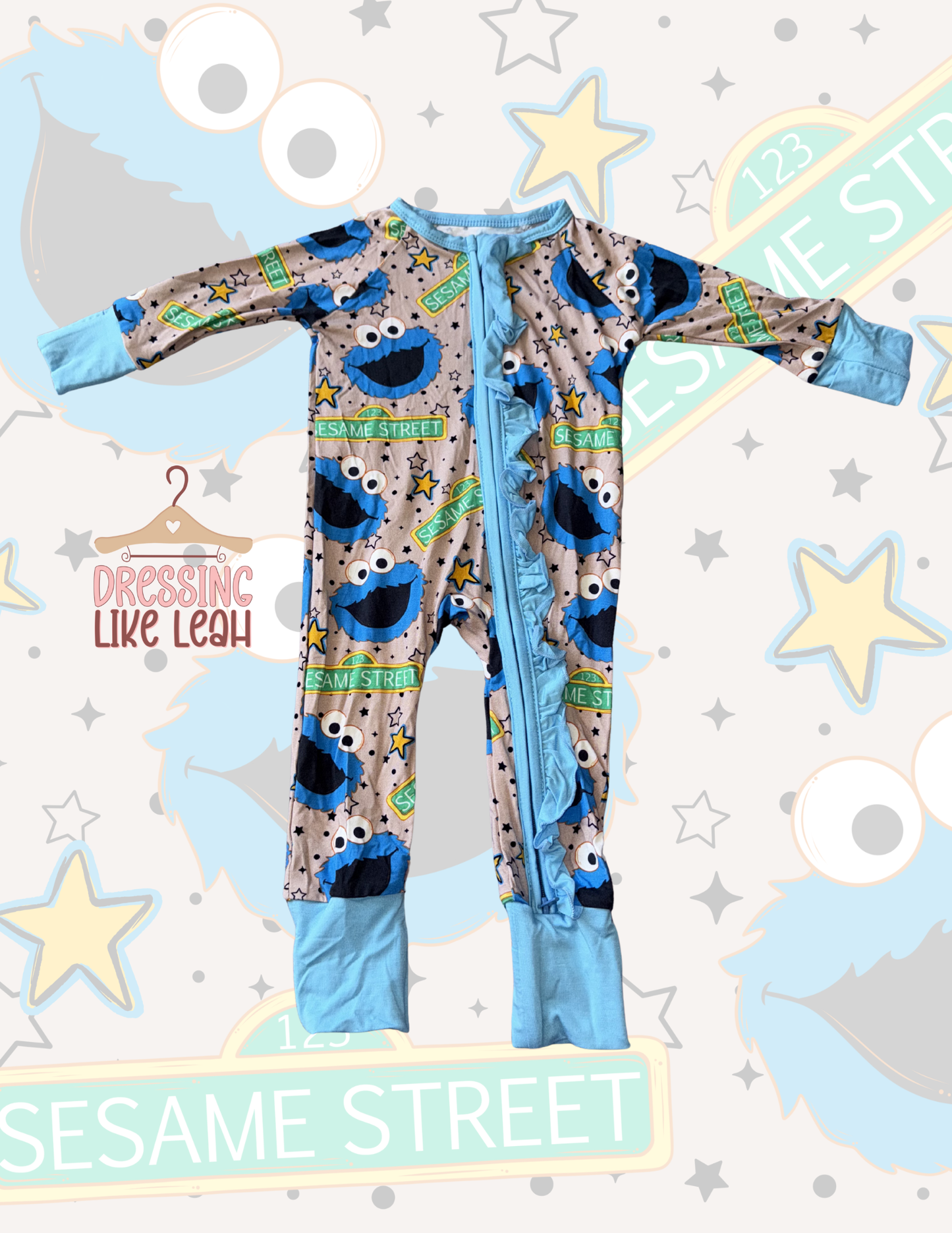 COOKIE - BAMBOO - RUFFLE ZIPPY