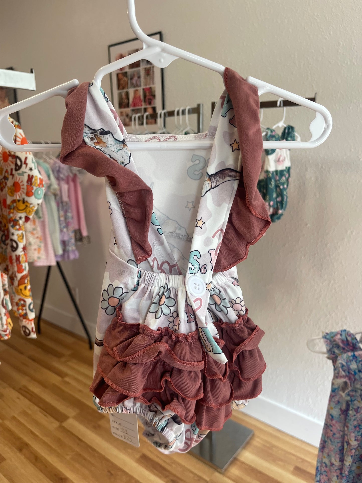 Western Mamas girl romper
