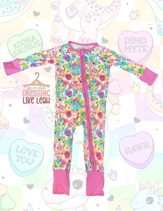 LOVE DINOS - BAMBOO - ZIPPY